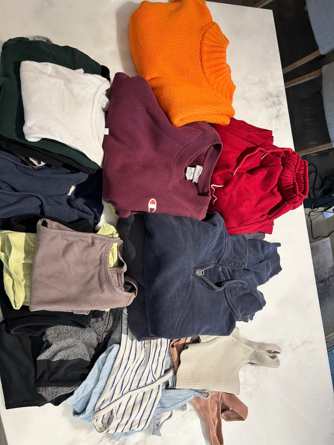 Assorted Clothing Lot - Sweaters, Tops, Pants