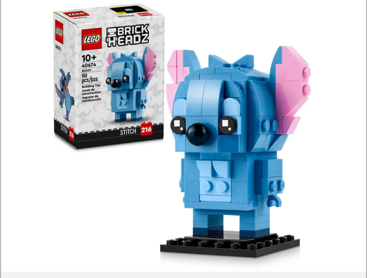 New LEGO  Stitch BrickHeadz Building Toy