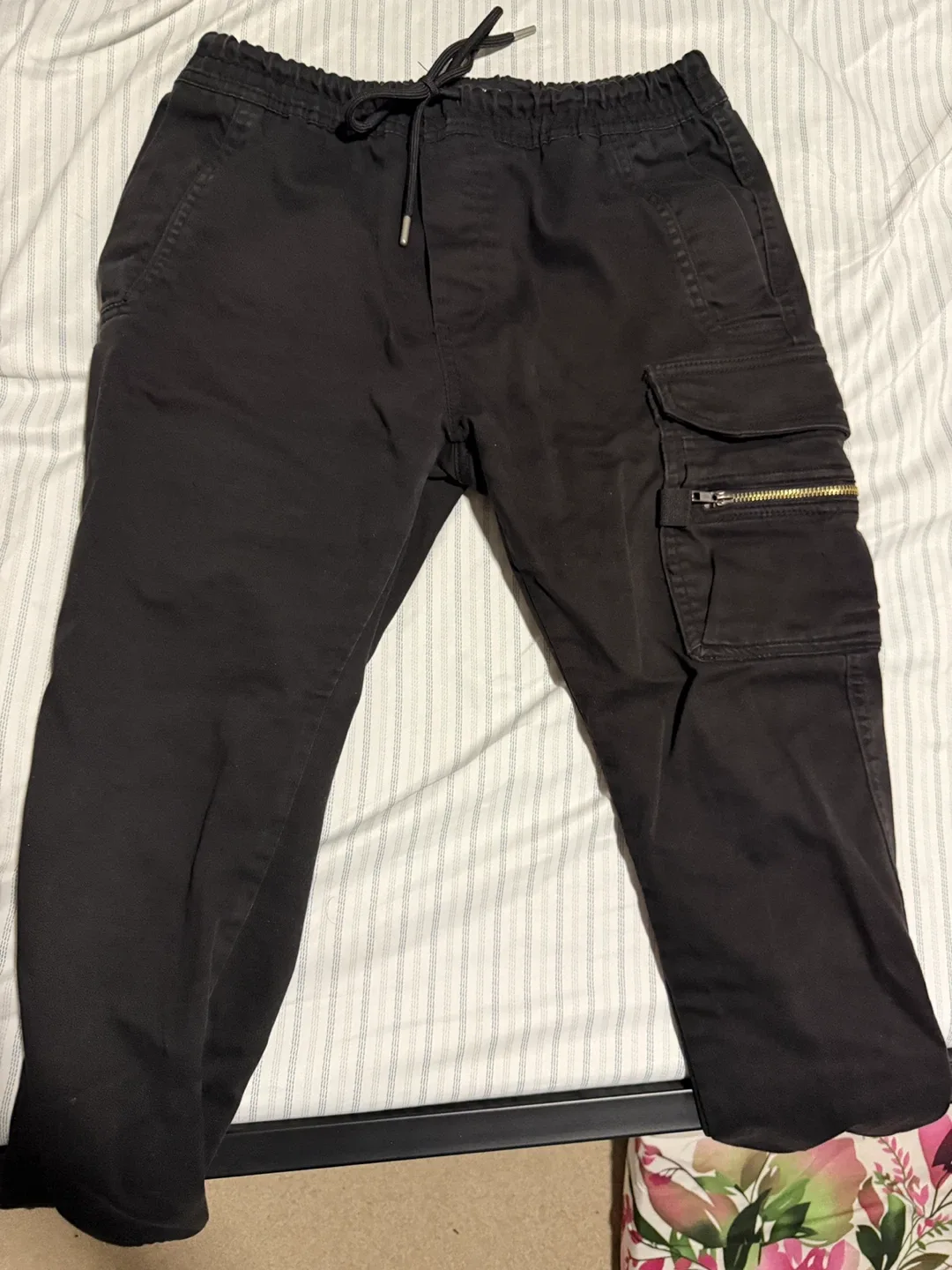 Black Cargo Pants