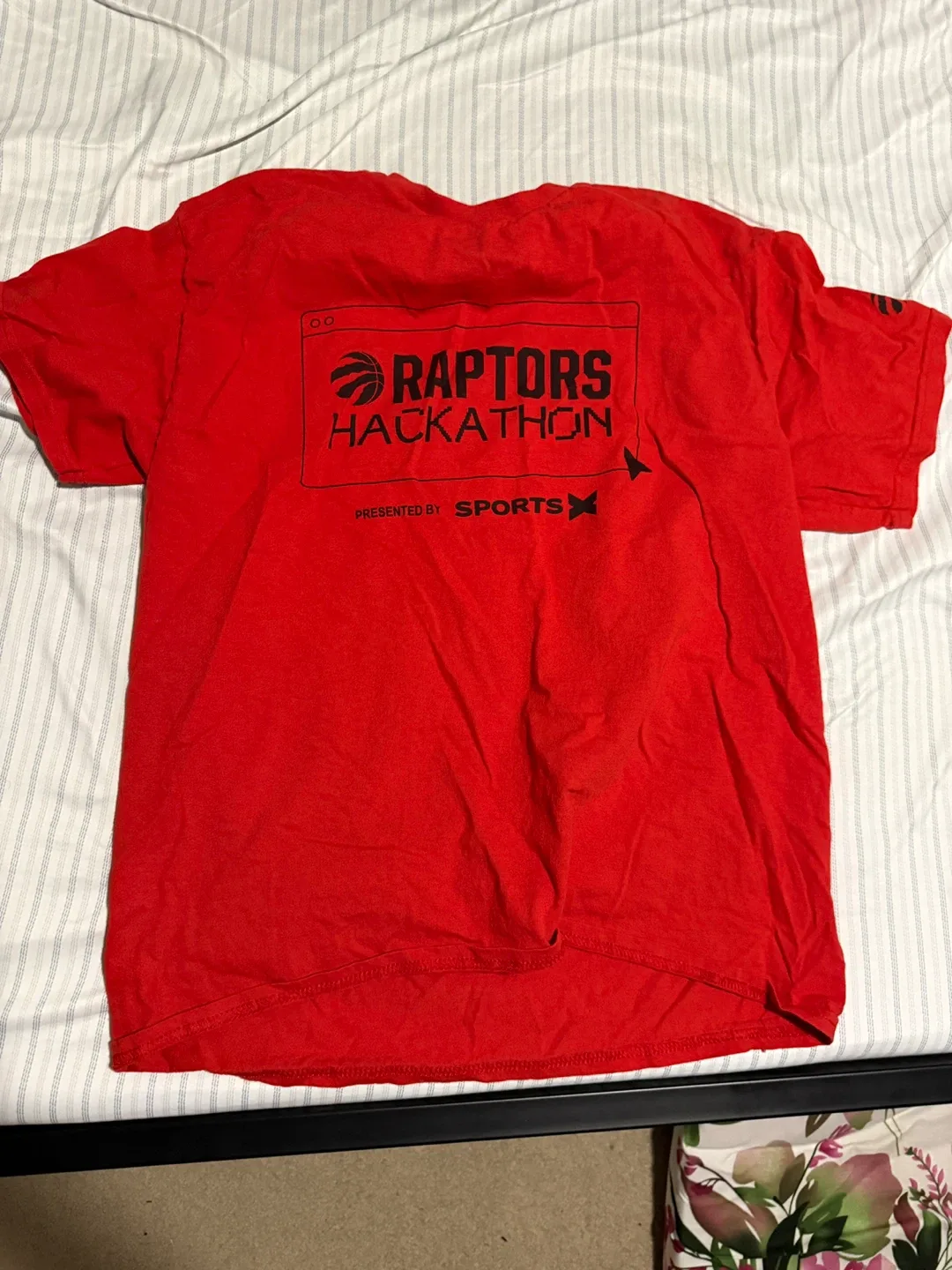 Red Raptors Hackathon T-shirt