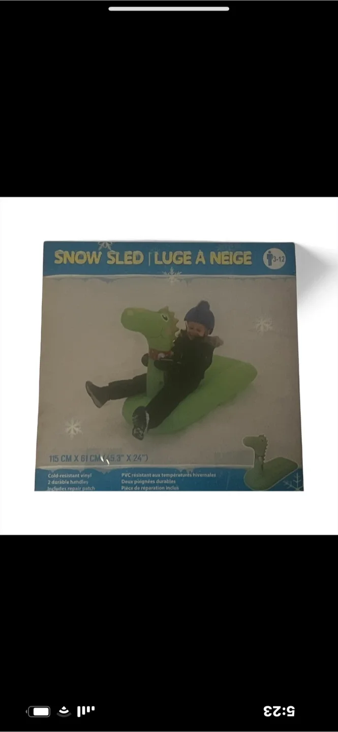 Snow Sled Luge à Neige (New)
