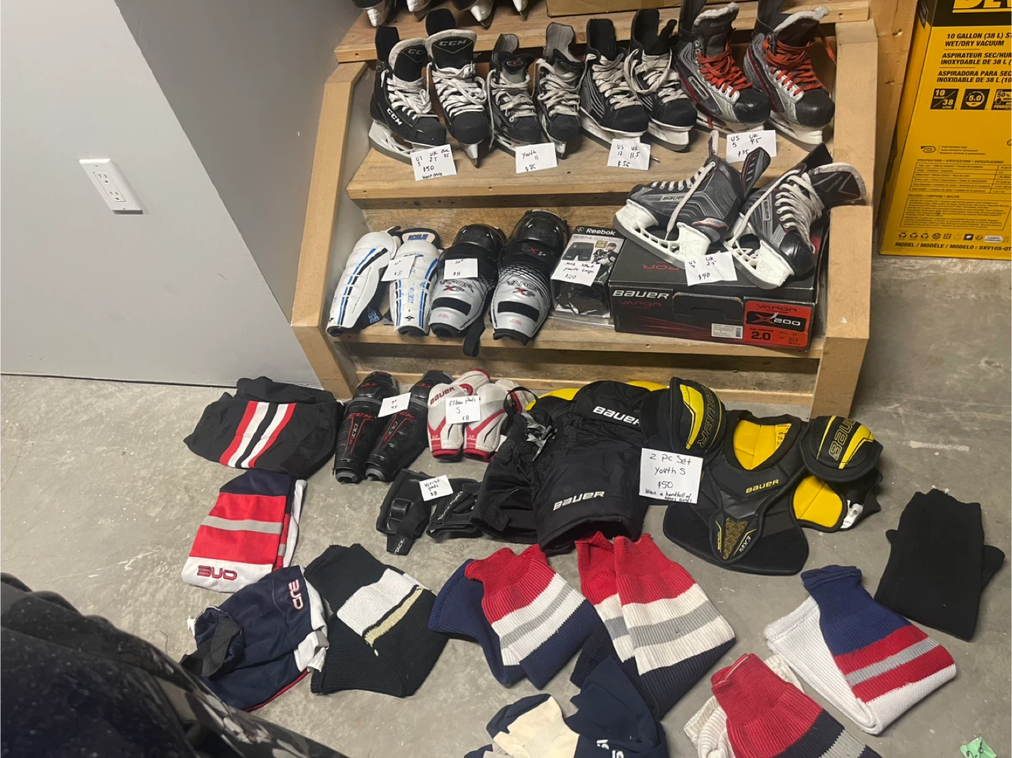 Skates, Hockey Gear and more #cleanout