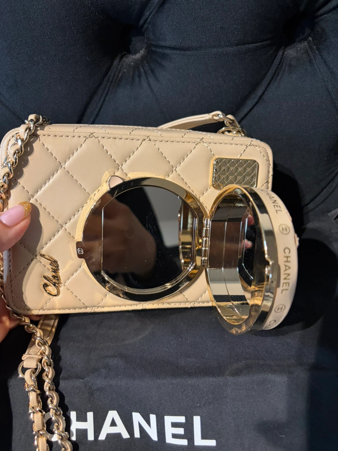 Chanel Camera Bag Beige - photo 2