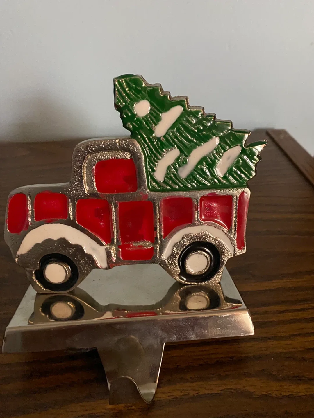 Christmas Tree Truck Stocking Holder