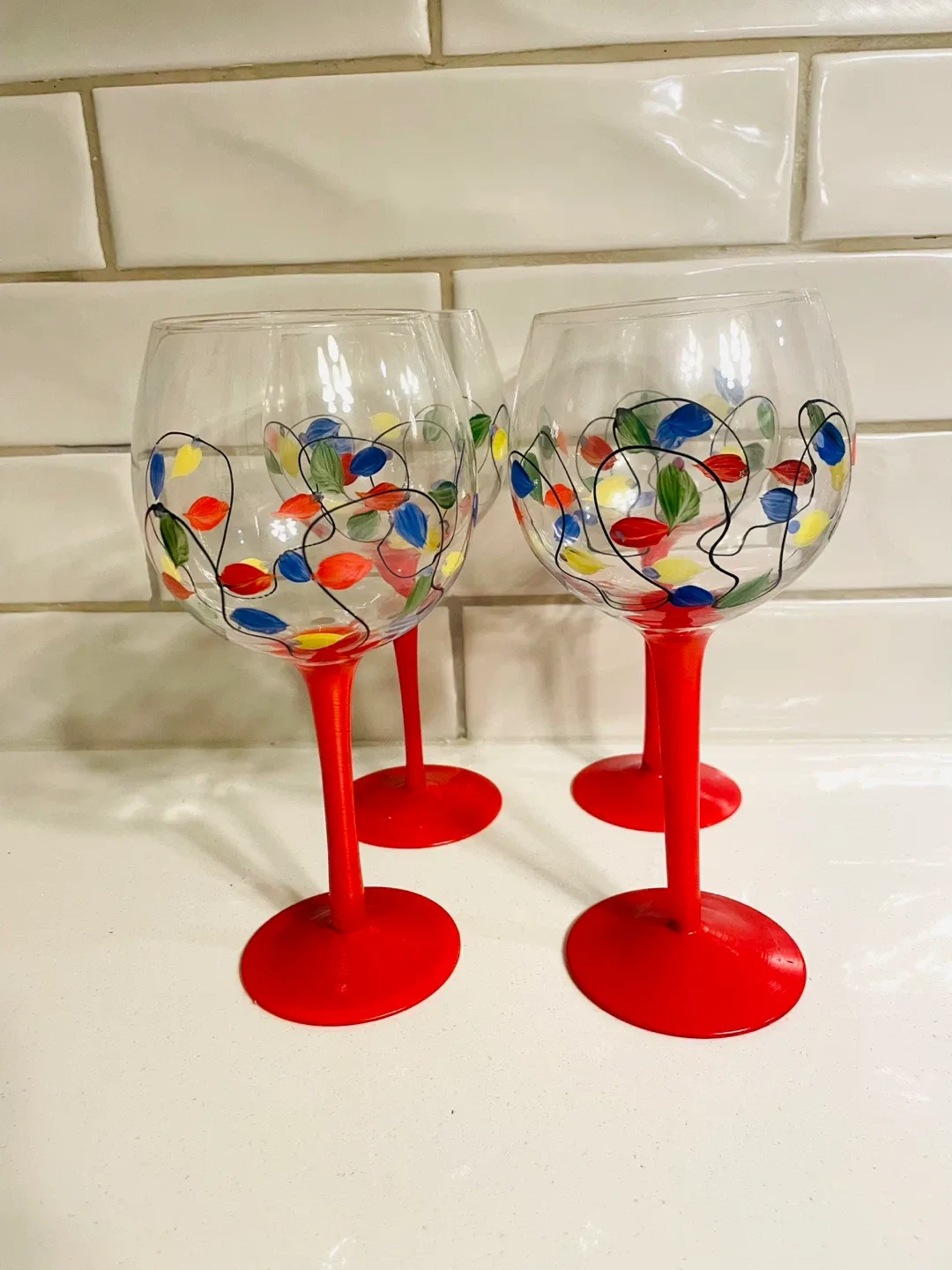Beautiful Home Essentials & Beyond Celebration Wine glasses