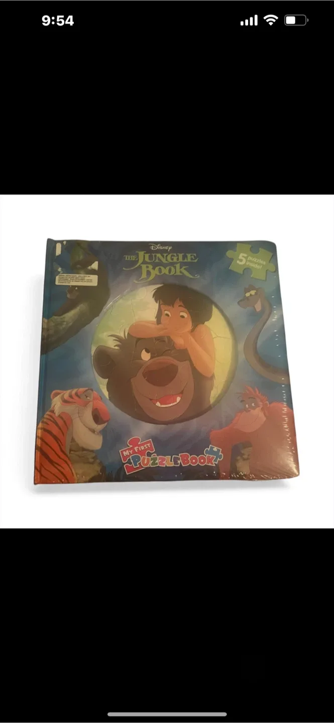 Disney The Jungle Book My First Puzzle Book - NEW