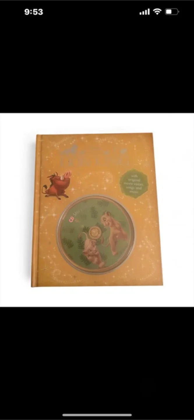 Lion King Book with Original Movie Voices, Songs & Music