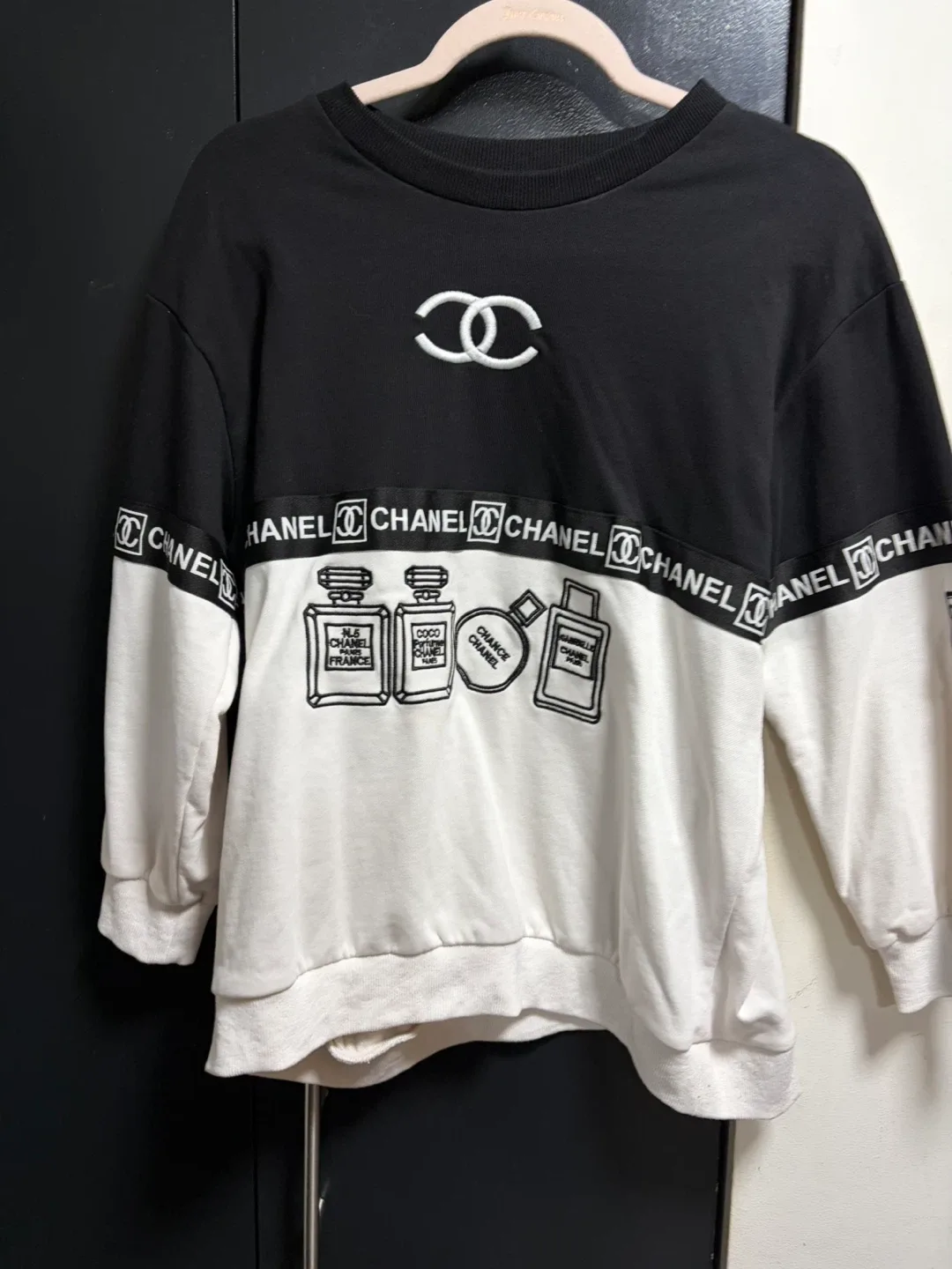 Chanel Black & White Sweatshirt