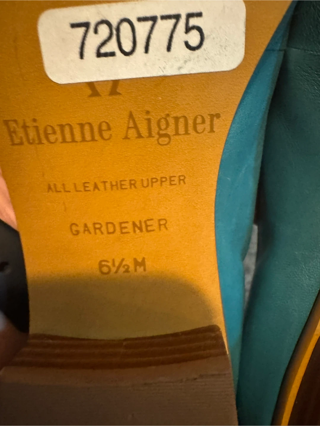 Etienne Aigner Gardener Blue Flats #Cleanout - photo 3