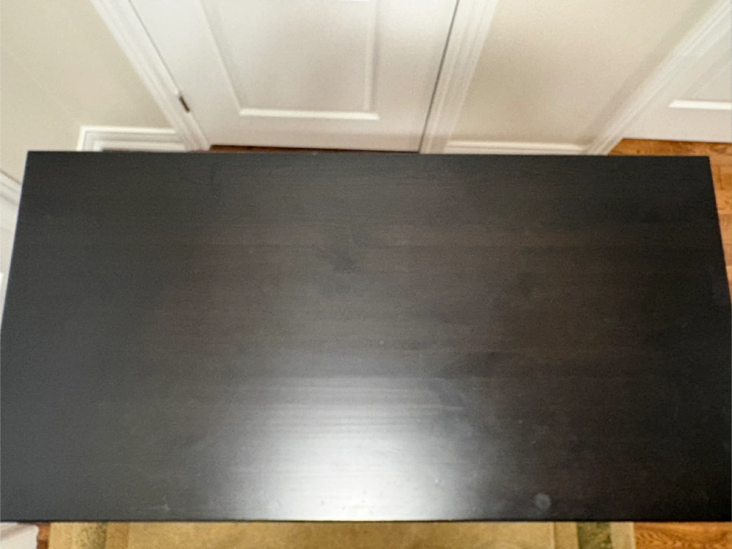 Brown Wooden Desk with Drawer - photo 2