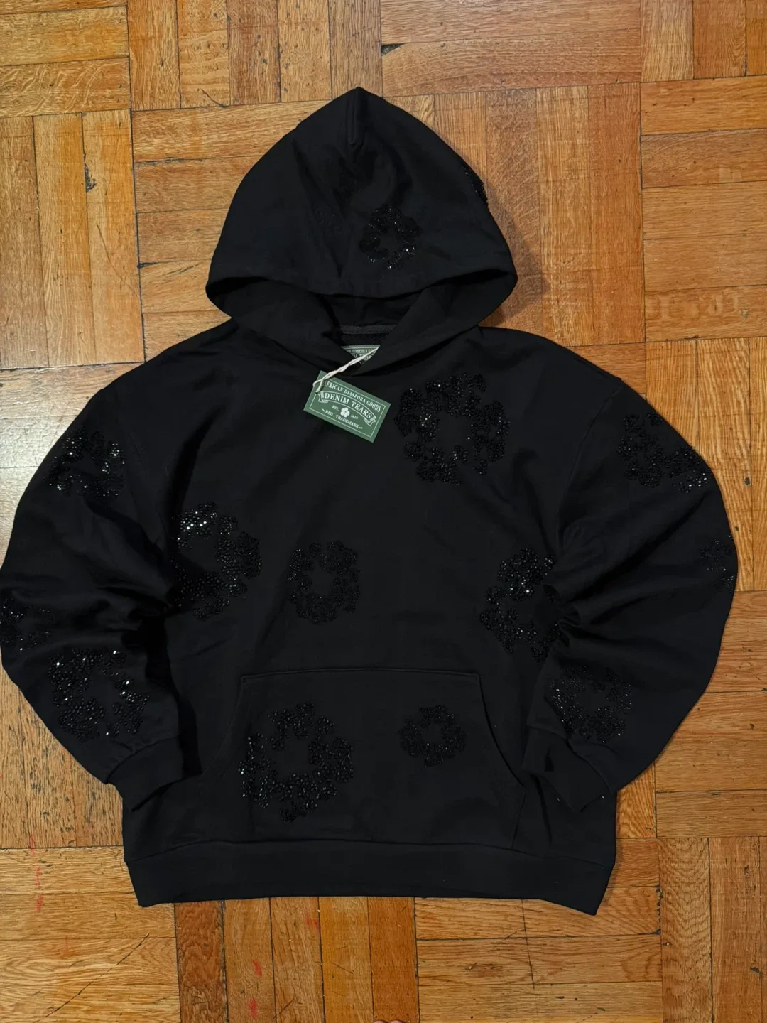 Denim Tears Black Hoodie