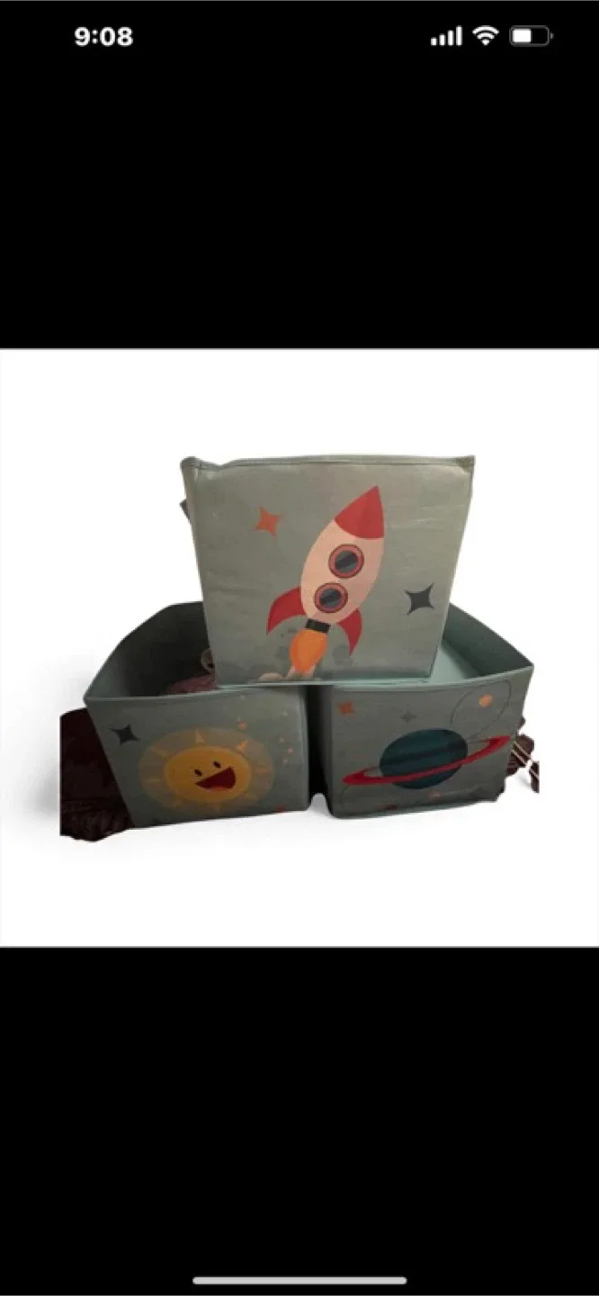 Kids Storage Bins - Set of 3