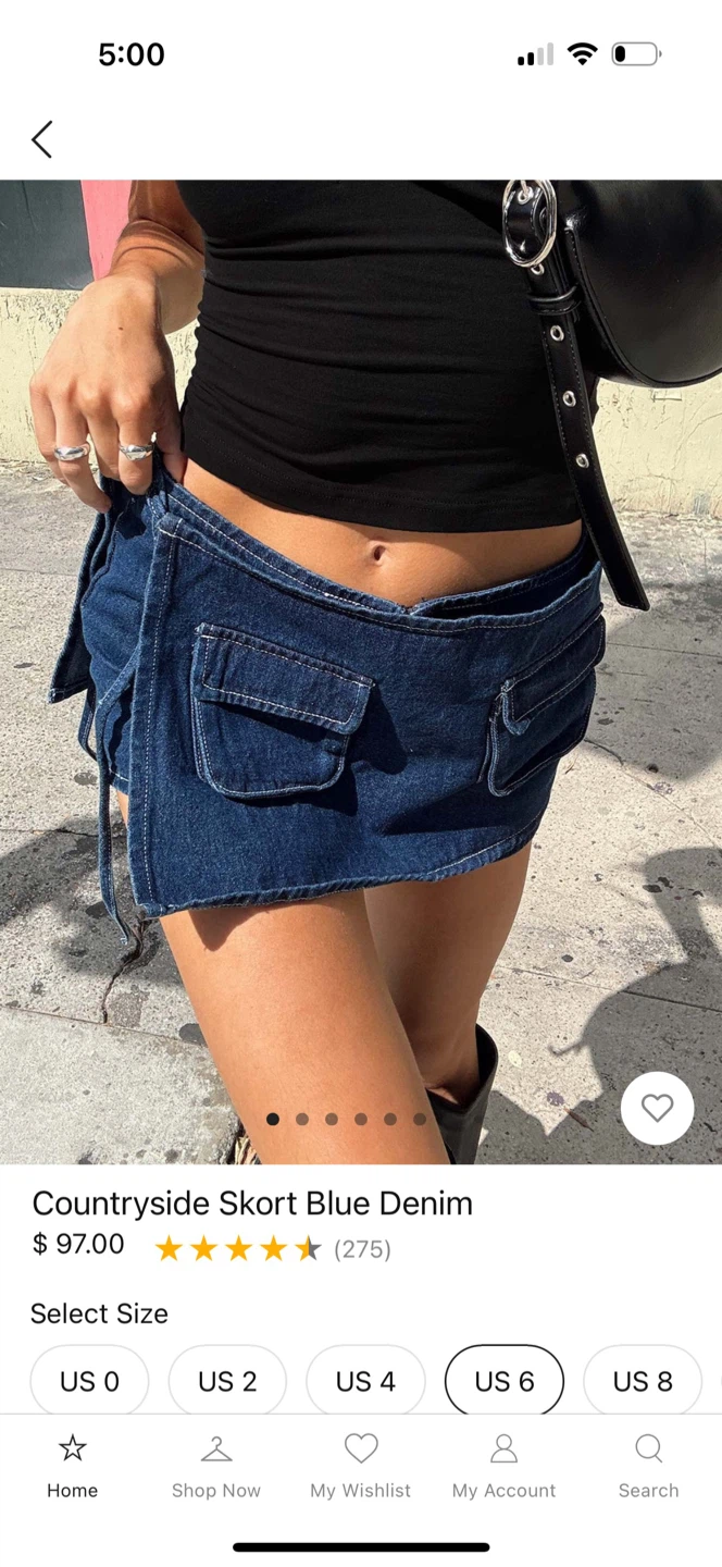 NWT Countryside Denim Skort Set - Size 6 - photo 2