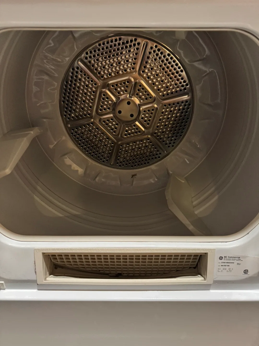 GE Commercial Dryer image indicator(2)