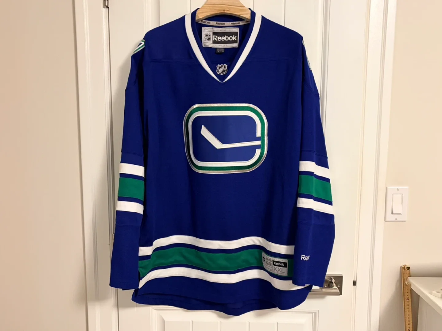 Authentic Reebok Vancouver Canucks Stick In Rink Jersey XXL 2XL