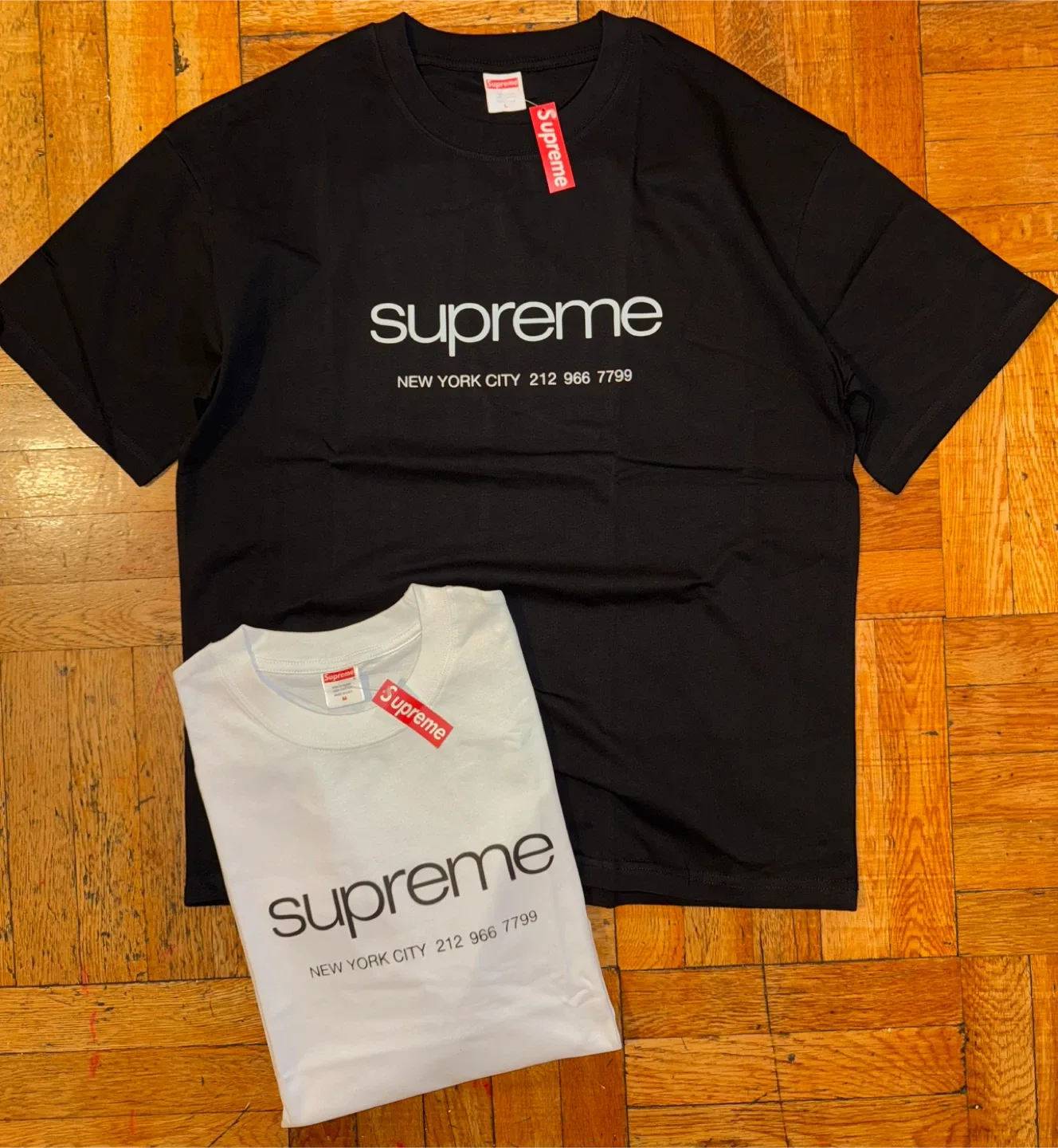 Supreme New York City T-Shirt (Black & White)