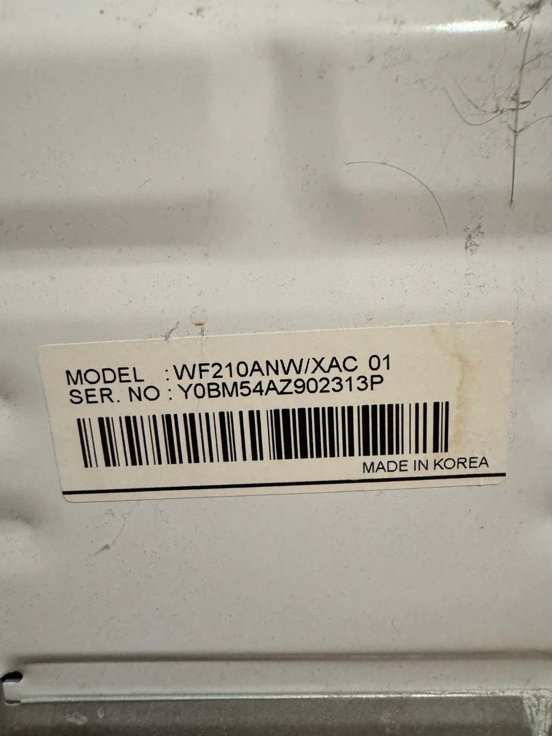 Samsung Washing Machine - photo 5