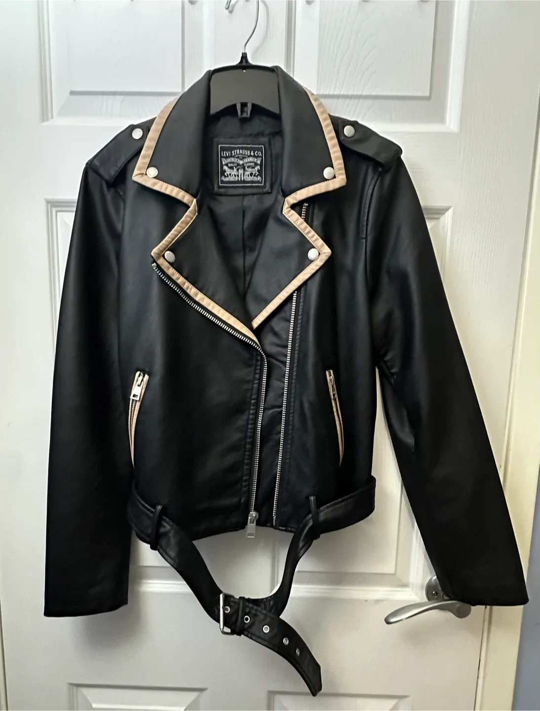 Levi Strauss & Co. Black Faux Leather Jacket