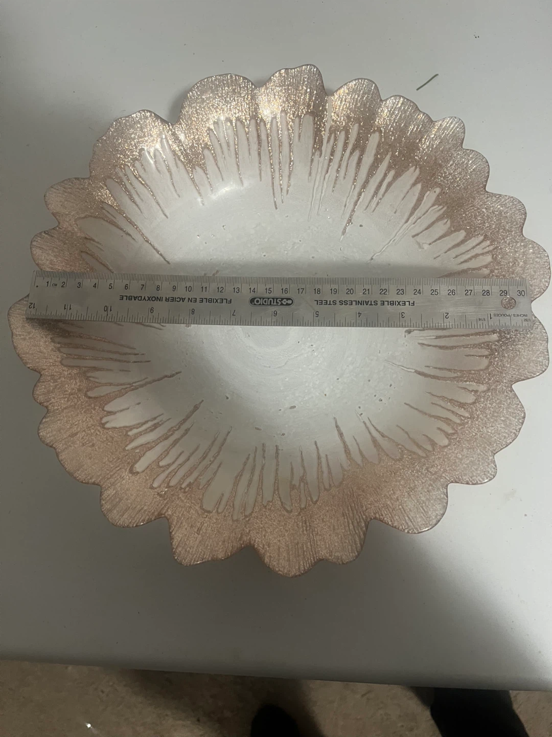 Decorative Bowl - Rose Gold Trim #cleanout - photo 3
