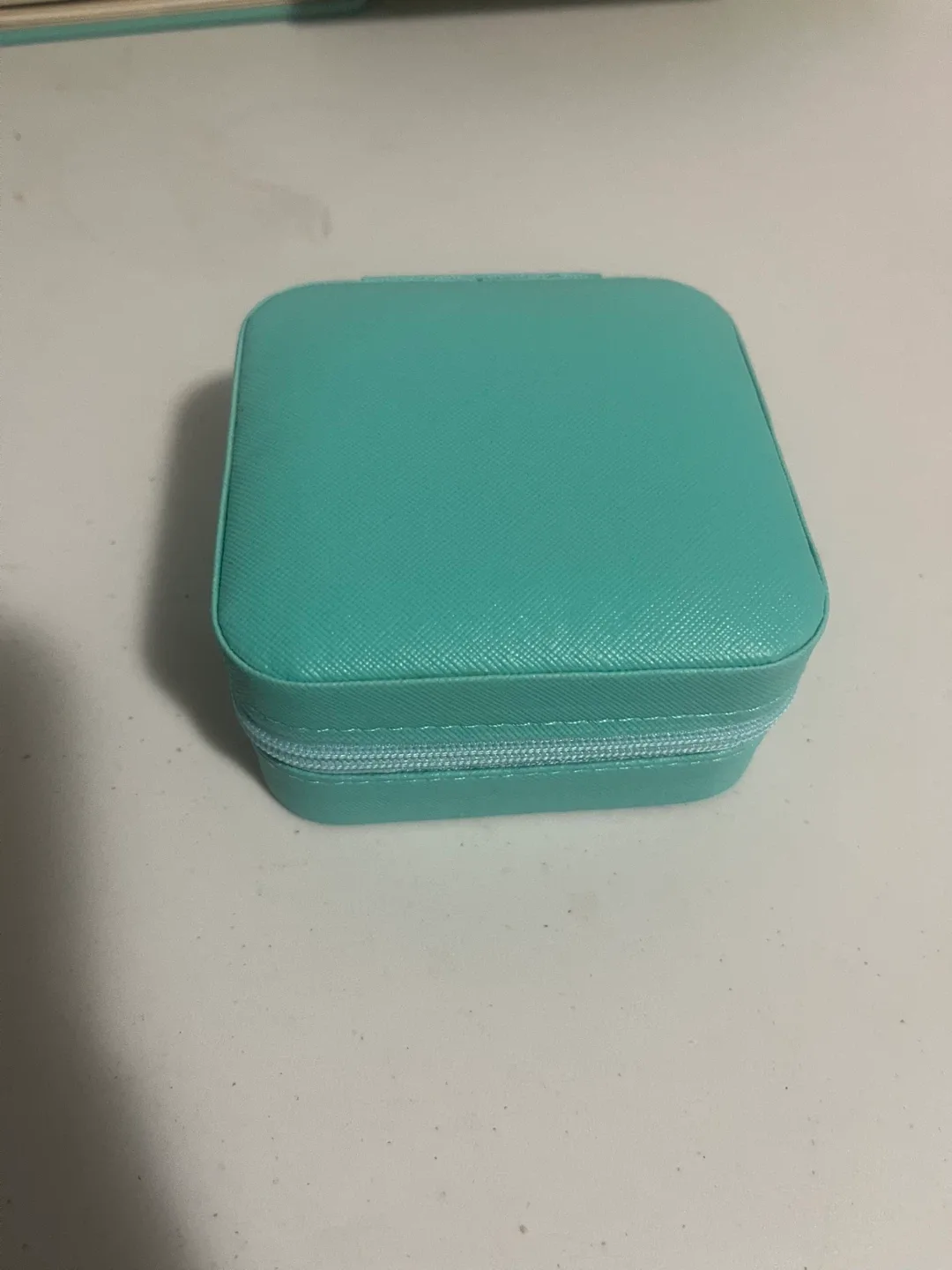 Teal small Jewellery Travel Case