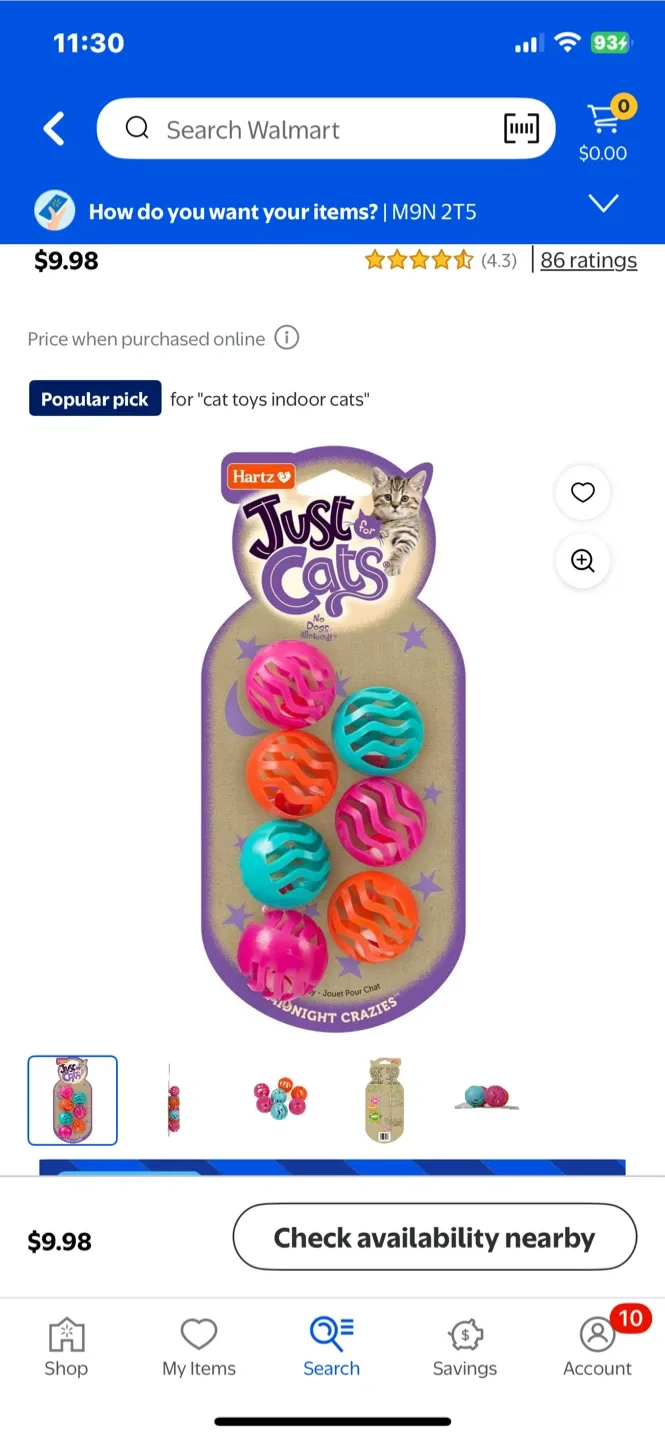 Brand New Cat/Kitten Toys Lot image indicator(3)