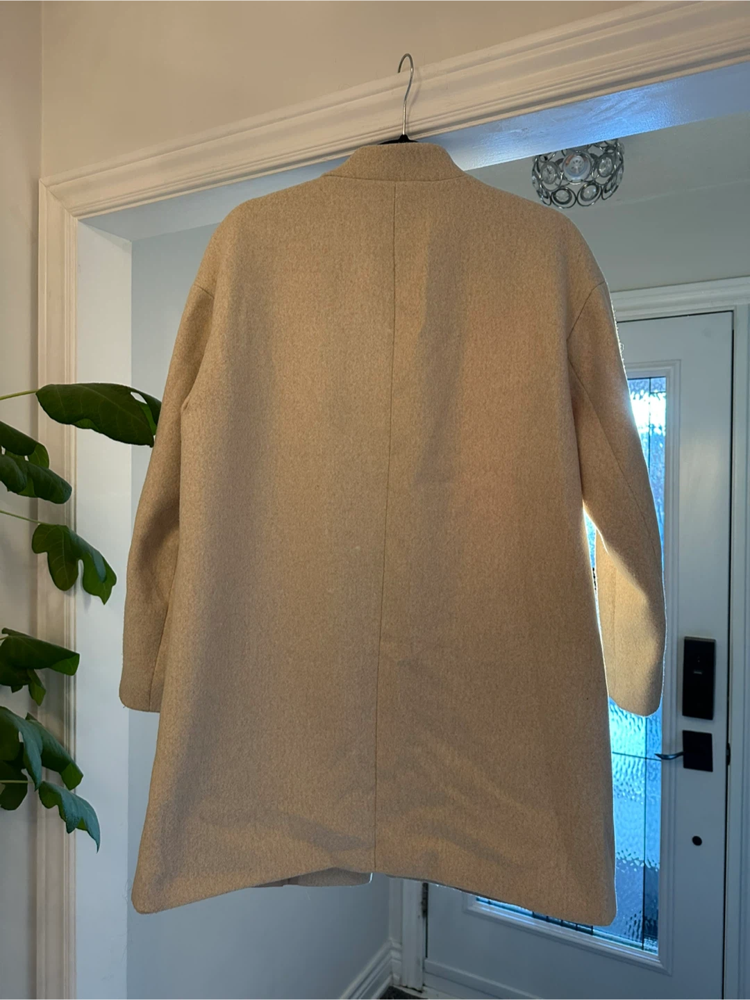 Zara Beige Wool Blend Coat - photo 4