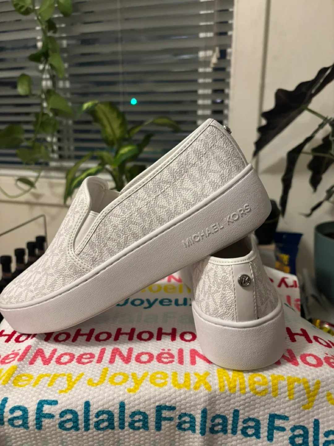 Michael Kors Slip On Sneakers- Size 8
