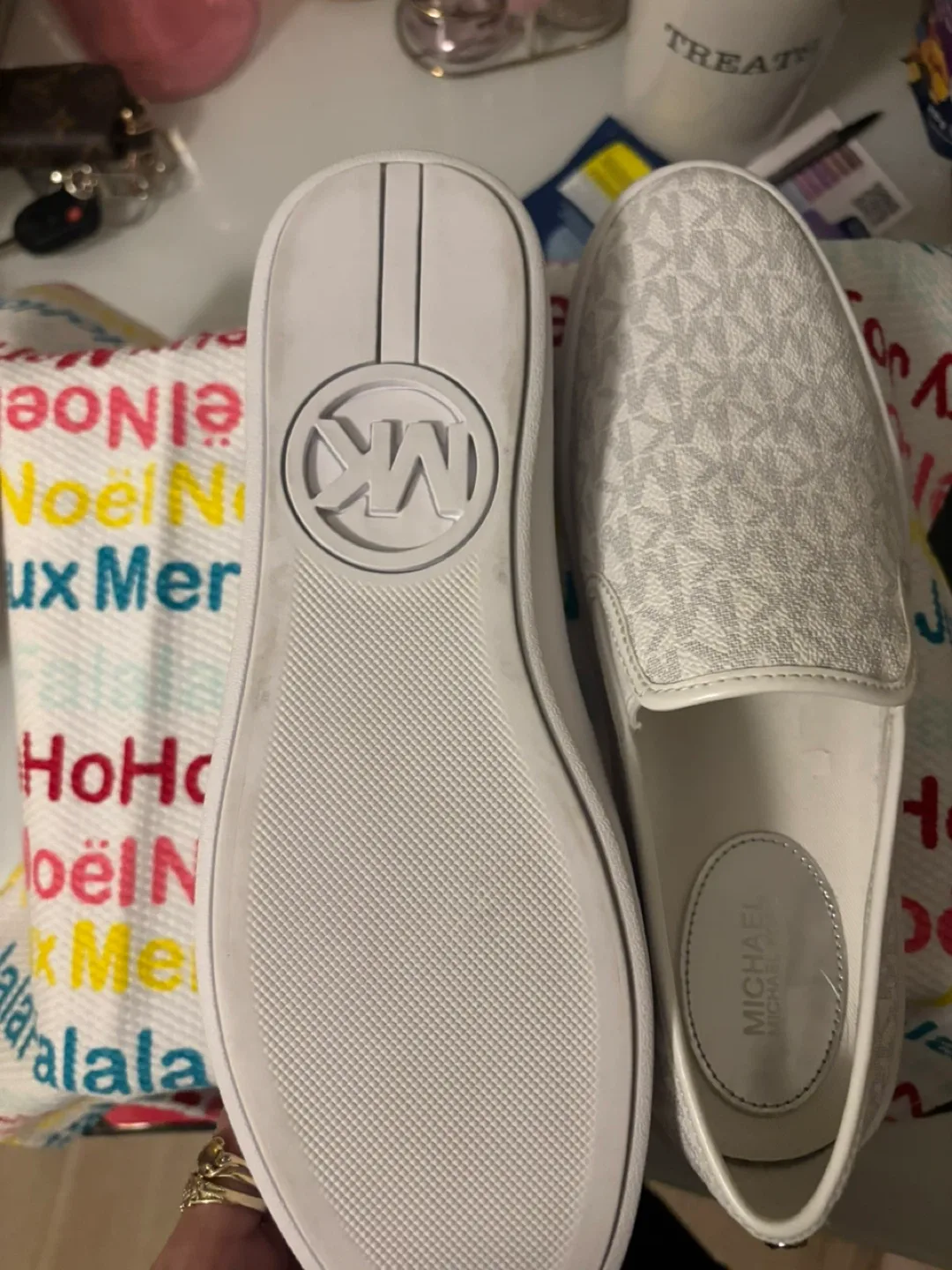 Michael Kors Slip On Sneakers- Size 8 image indicator(4)