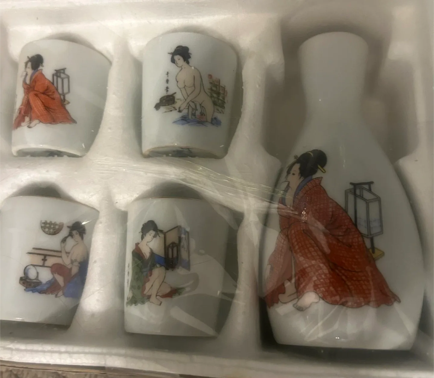 Porcelain sake set image indicator(2)