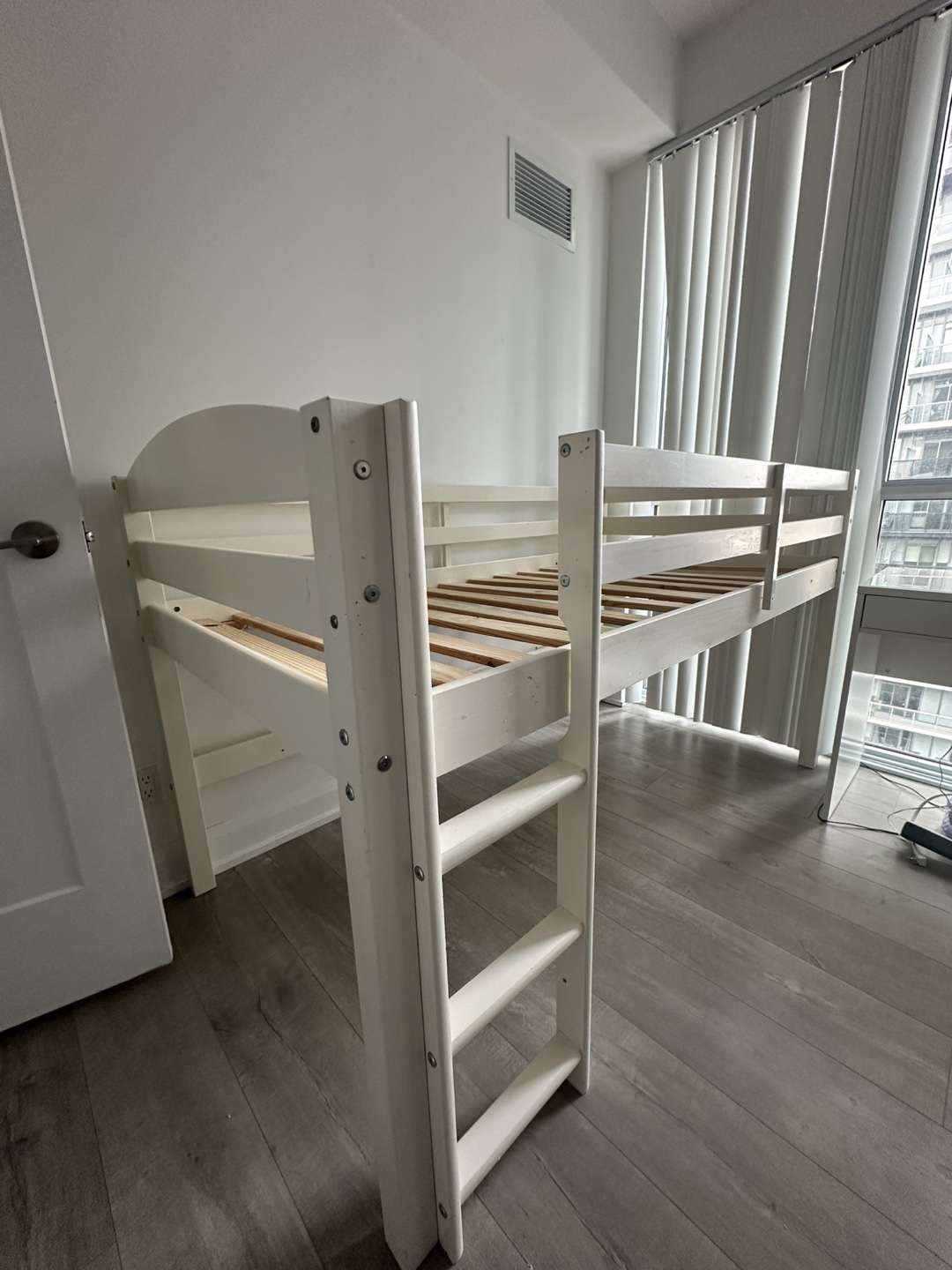 White Loft Bed Frame - photo 3