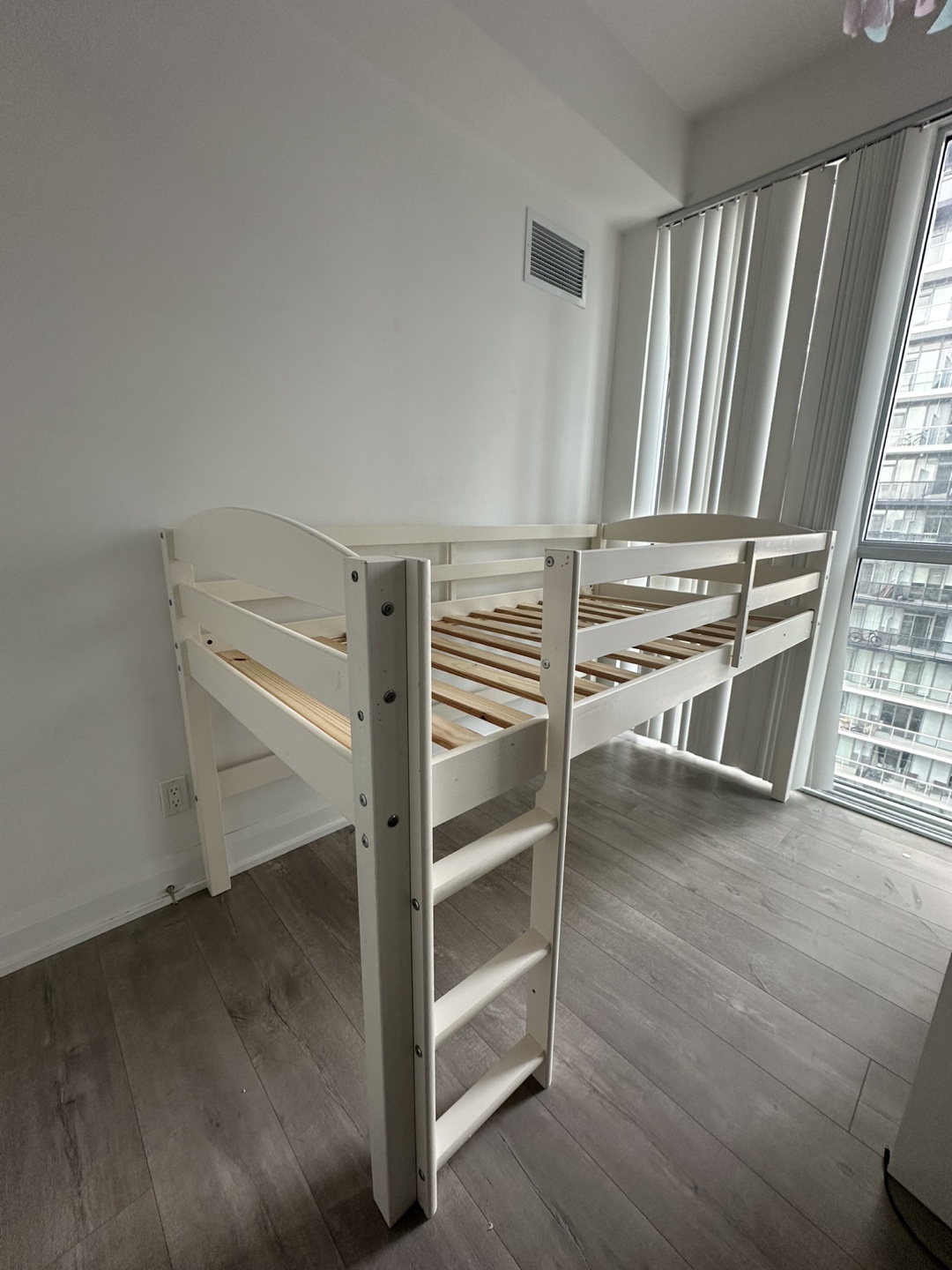White Loft Bed Frame - photo 2