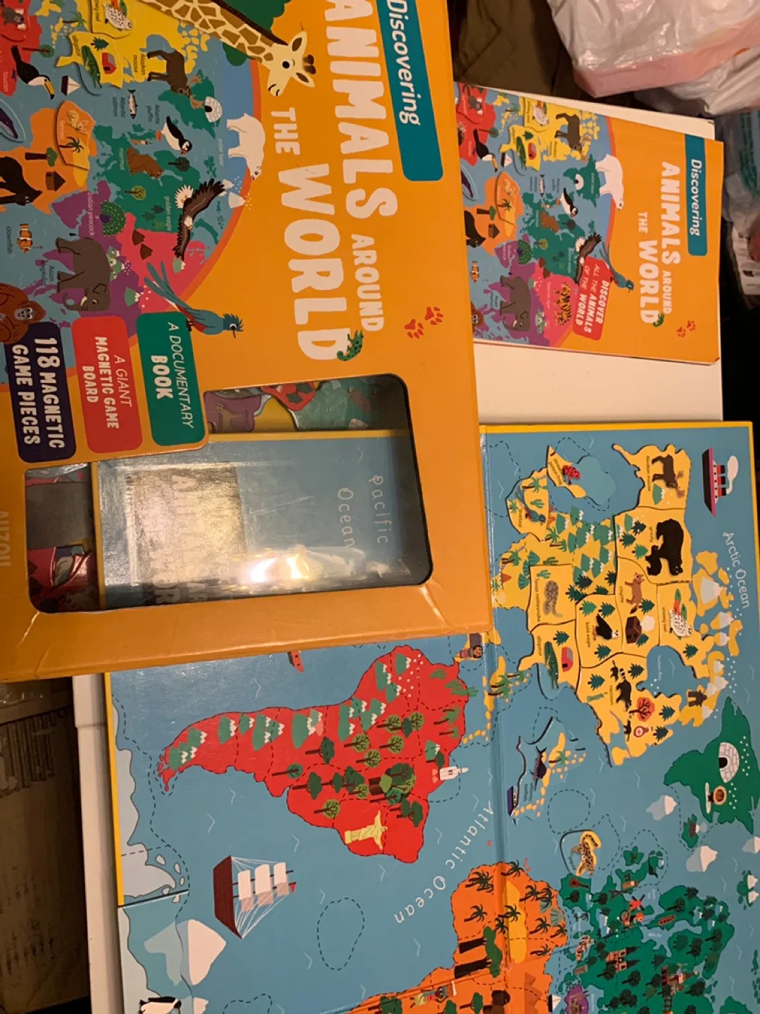 Educational toys-Discovering Animals Around The World Game