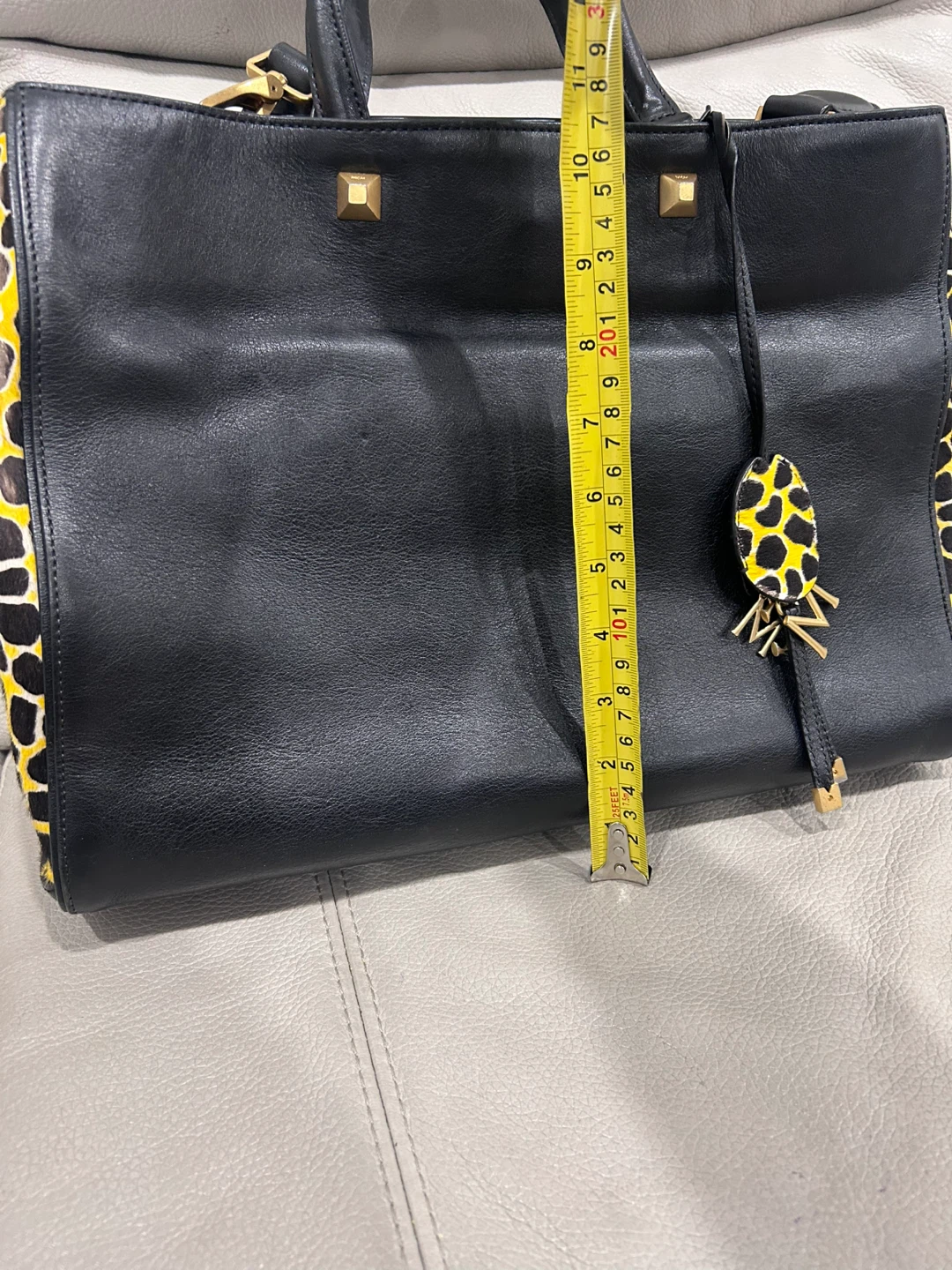 MCM Black Leather Tote Bag - photo 2