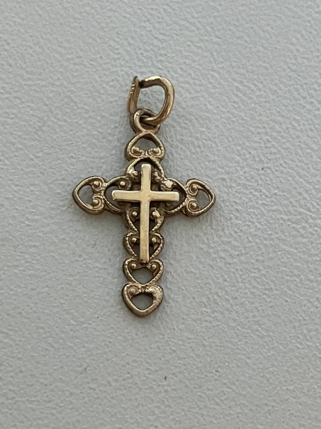 Vintage 14k Gold Fill Cross Pendant