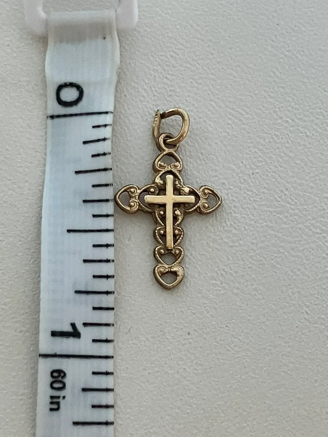 Vintage 14k Gold Fill Cross Pendant image indicator(3)