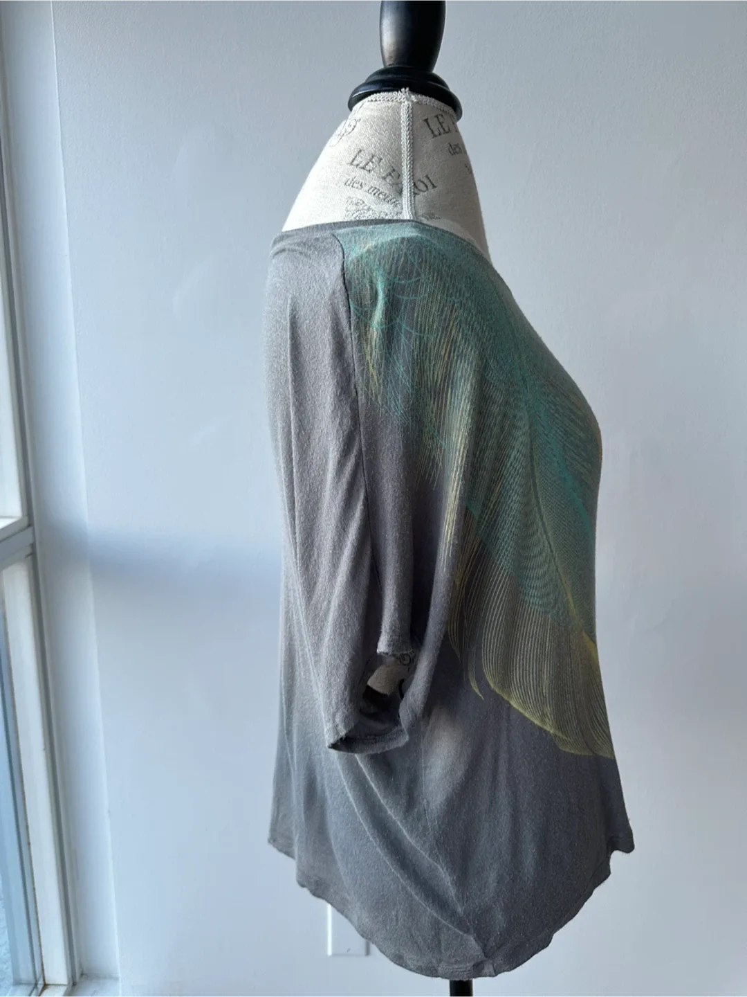 Feather Print Tunic Top image indicator(2)