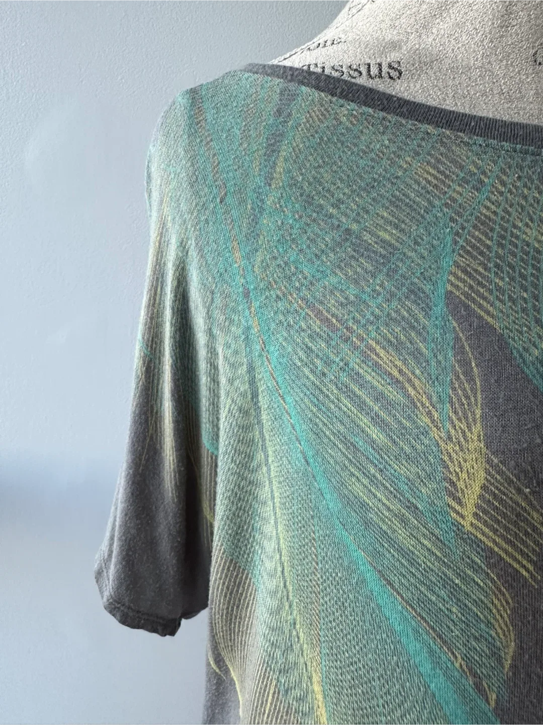 Feather Print Tunic Top image indicator(4)