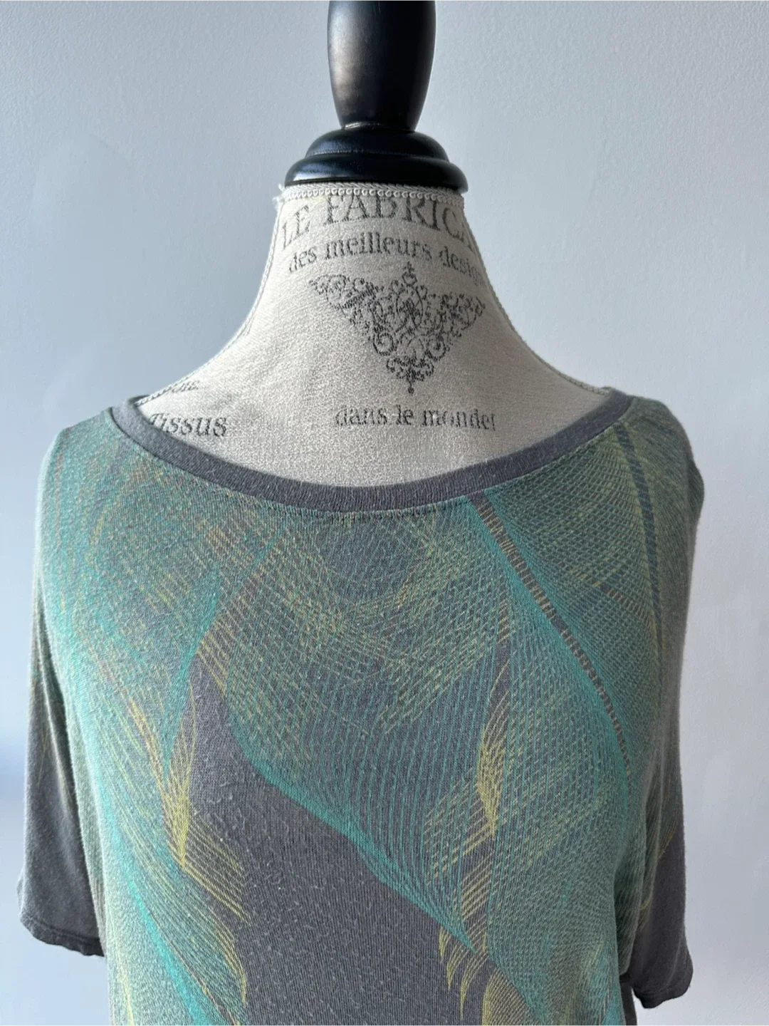 Feather Print Tunic Top image indicator(5)