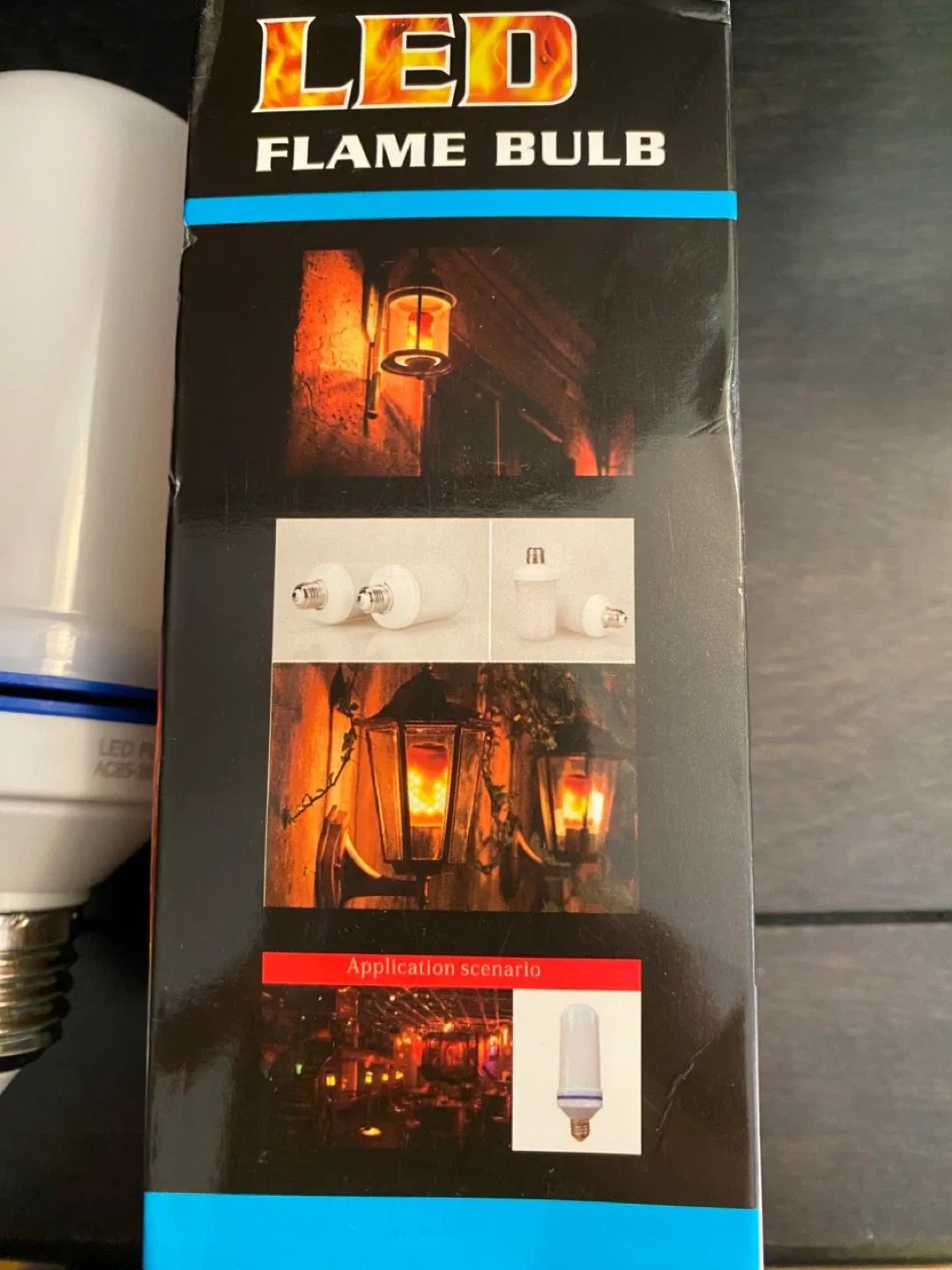 LED Flame Bulb - New in Box image indicator(4)