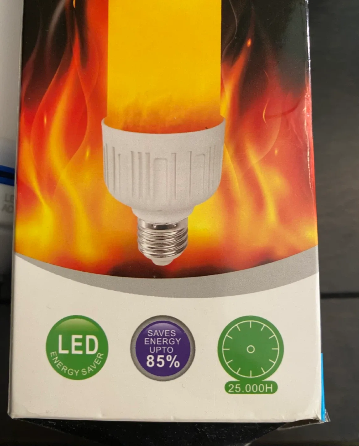 LED Flame Bulb - New in Box image indicator(3)