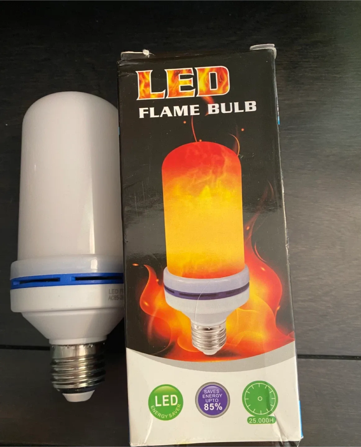 LED Flame Bulb - New in Box