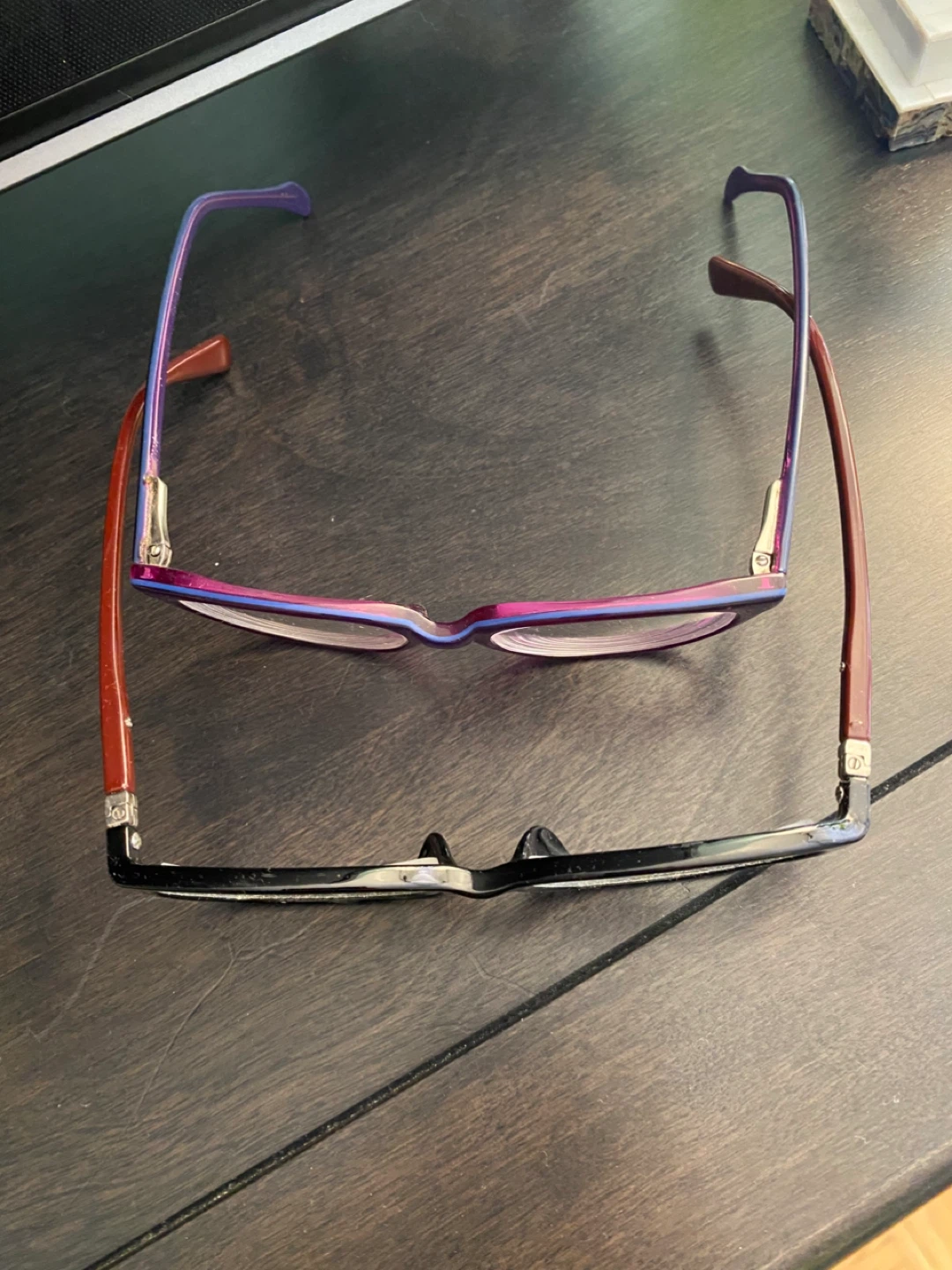 Two Pairs of Glasses - Black and Purple Frames - photo 4
