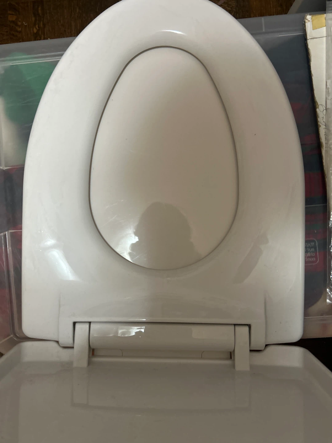 White Toilet Seat - photo 3