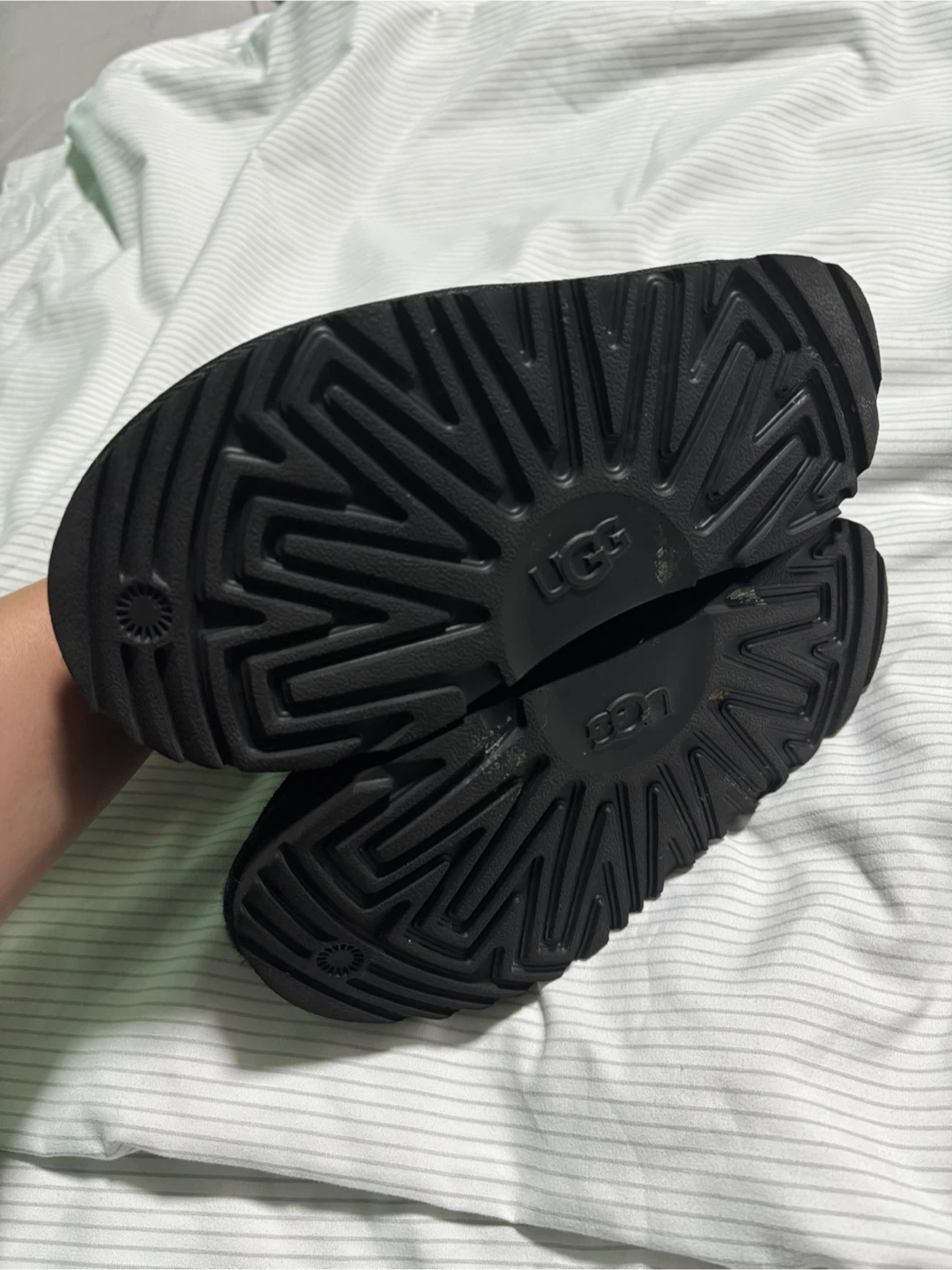 UGG Black Suede Tasman Slippers - photo 2
