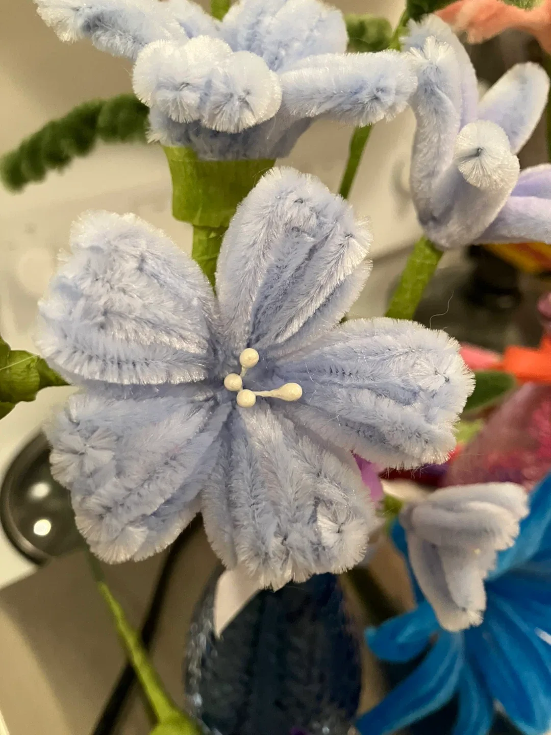 CUSTOM Handmade Pipe Cleaner Flowers/ arrangements