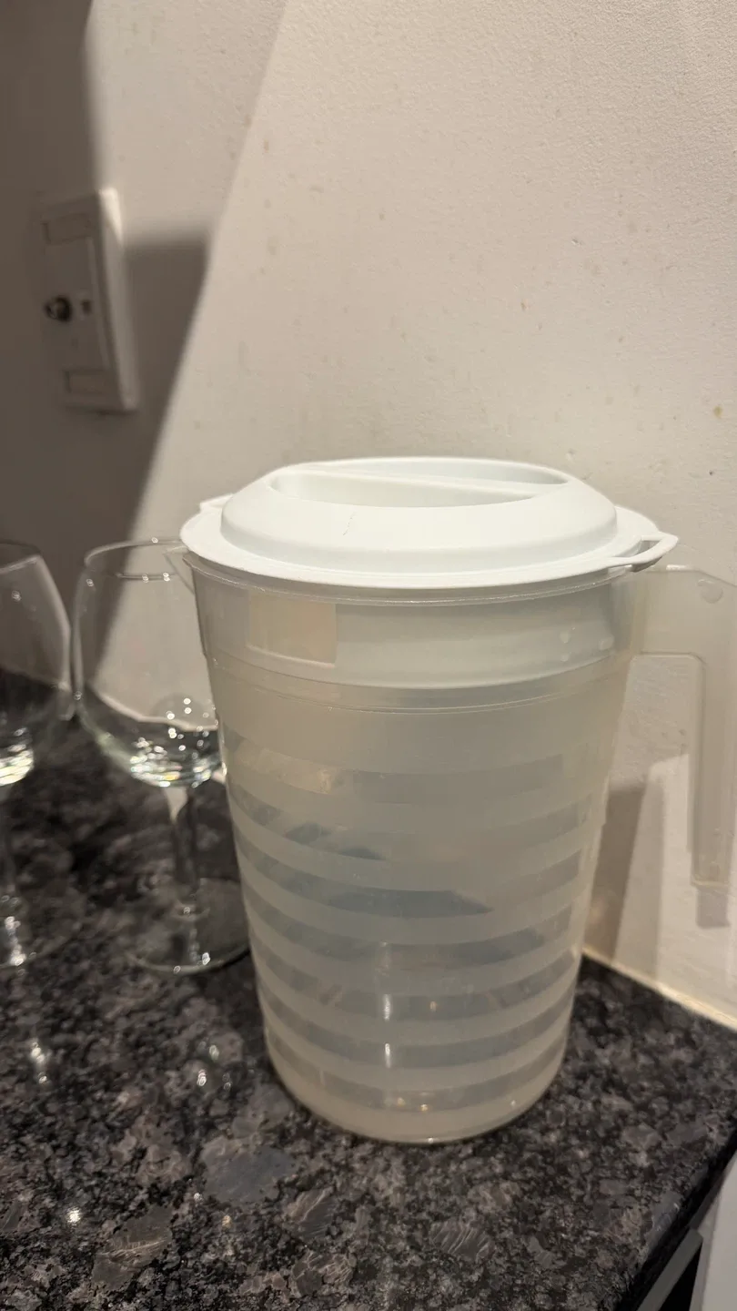 Brita Pitcher + Wine Glasses + Pitcher + 3 Plastic Glasses image indicator(3)