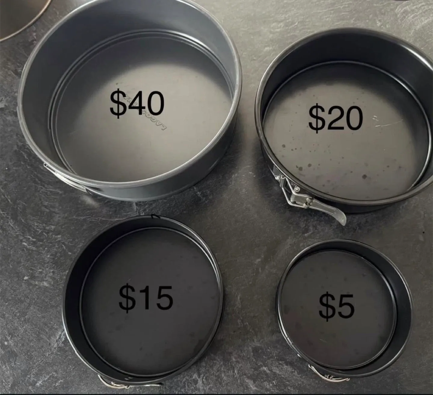 Cake Pans - $5 to $40 image indicator(3)