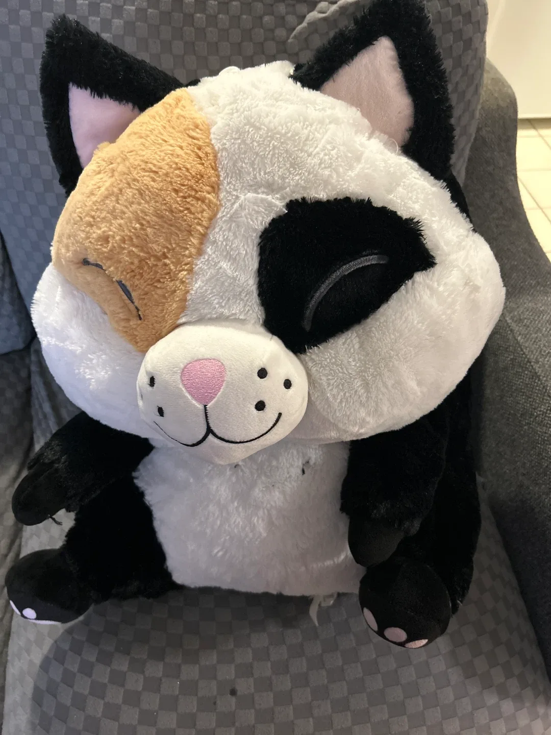 Cute Calico Cat Plush Toy