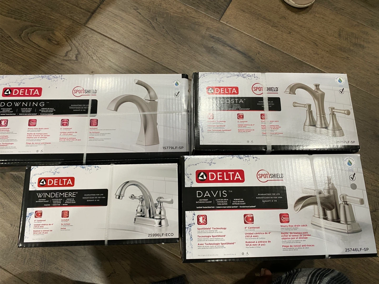 Brand New Delta Bathroom Faucets