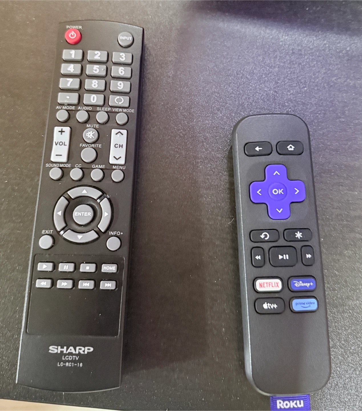 TV + Coffee table + Roku Device + Remotes - photo 4